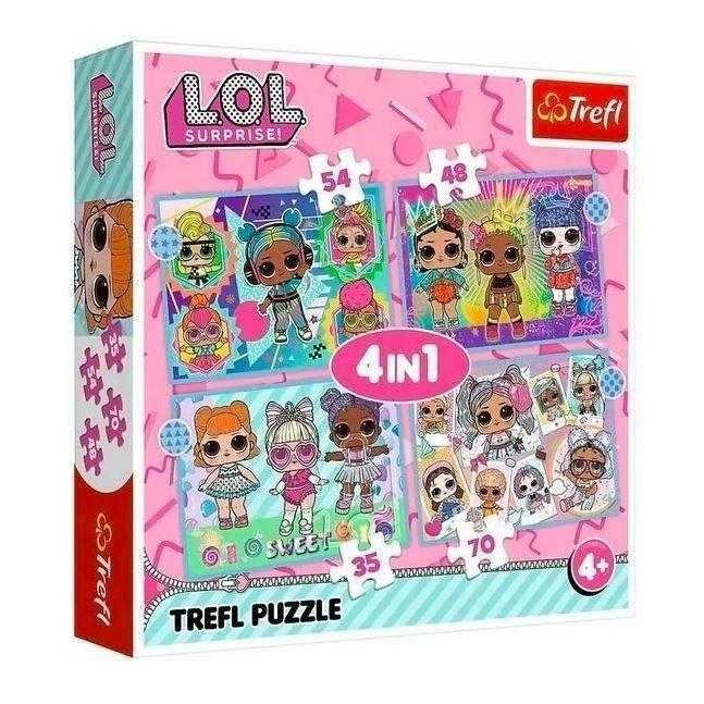 Puzzle 4 en 1 MGA LOL Surprise - TREFL