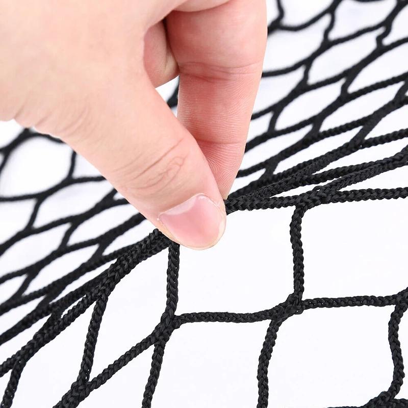Universal Stort Bil Lastnät Nylon Elastisk Mesh Bagage Lastförvaring Pickup Ordning Nät för Skåpbil SUV Lastbil Mesh Nätficka