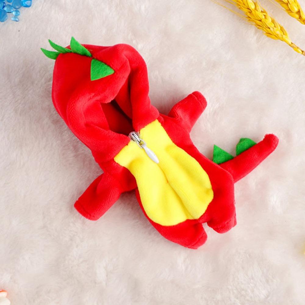 

Мультяшний тваринний домашній комбінезон DIY Ручна робота Іграшки для ляльок BJD 1/11 Ob11/для ляльок BJD 1/12 червоний