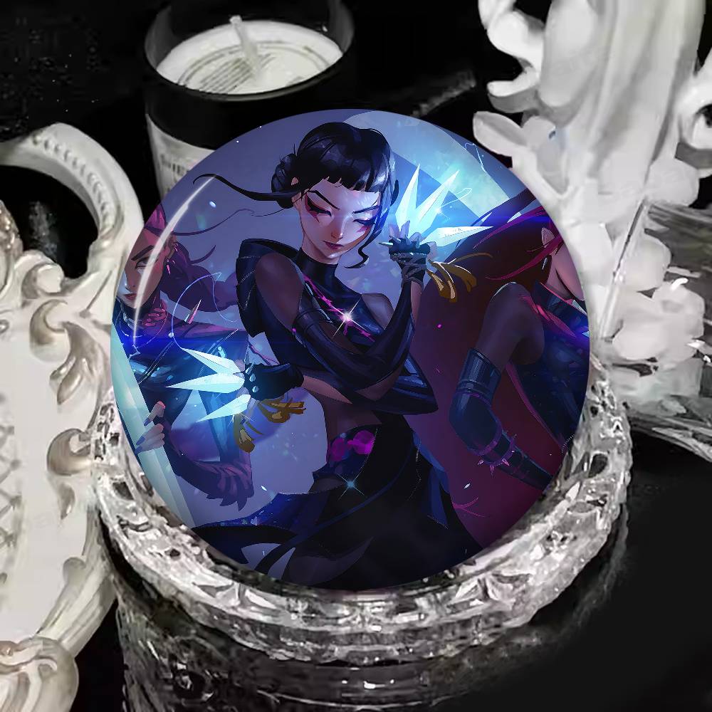 Kpop D-Demon H-Hunter New Brooches Soft Button Pin Funny Silly Gnarpy on A Skateboard Meme Badge Gamer Collection Gifts