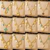 Vintage Eyes of Demon Necklace Delicate Multilayer Pearl Necklace  Streetwear
