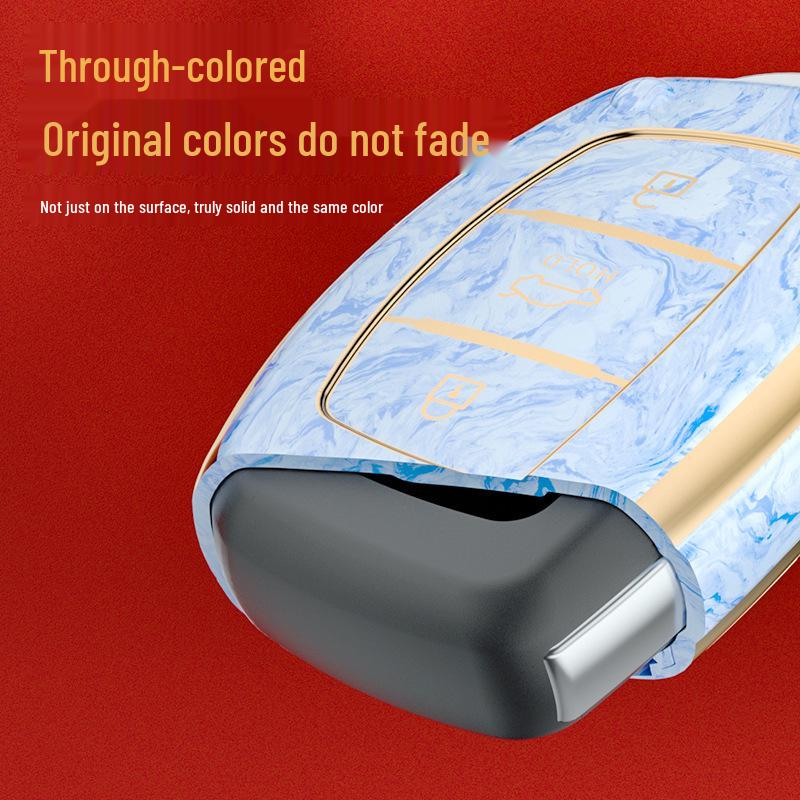 Moderne Autoschlüsselhülle für ix25, ix35, Sonata, Elantra, Mistra - Schützende Schale Tasche