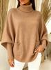 Autumn/Winter 2026 Women's Solid Color High Neck Sweater - Long Sleeve