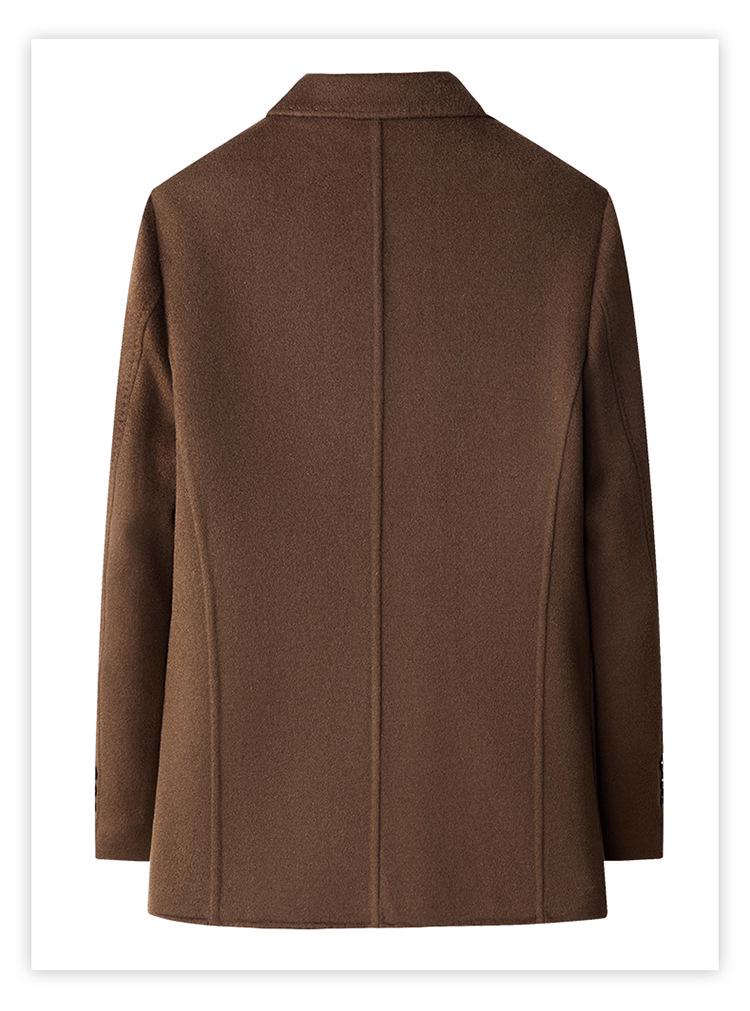 2026 Autumn/Winter Luxury Wool Blend Men's Casual Suit - Double-faced Cashmere Jacket