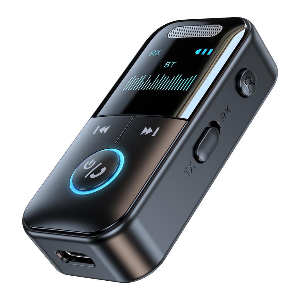 GT69 Wireless BT Audio Receiver + Transmitter 2-in-1 Audio Adapter Support TF Card Playback Support