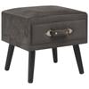 Table de chevet  40x35x40 cm Velours