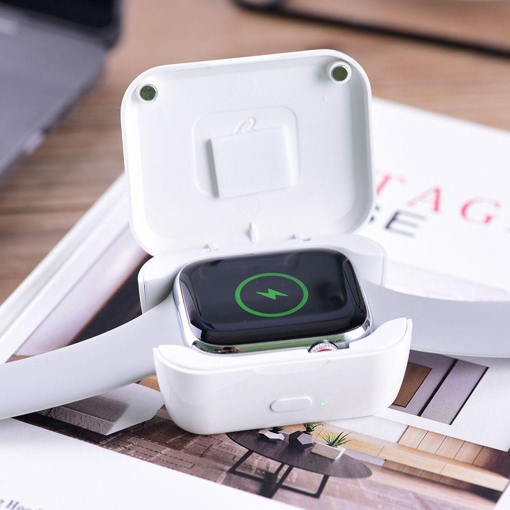 Mini Watch Wireless Charger Charging Base Station for Apple Watch 10/9/8/7/6/5/4/3/2/1 Outdoor