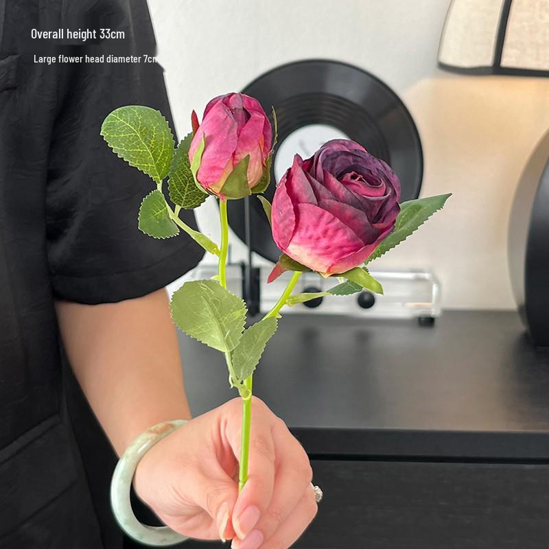 Flori Artificiale Seria Violet: Floral Decorativ Elegant pentru Casă, Nuntă, Cameră Model și Decor Moale.