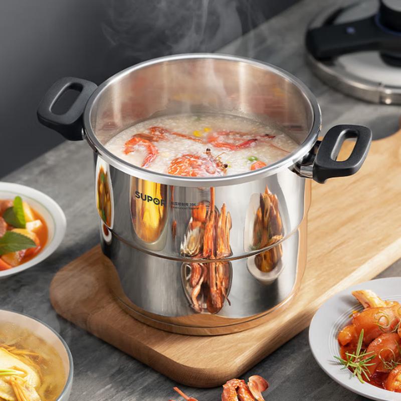 SUPOR 22cm 304 Stainless Steel Pressure Cooker