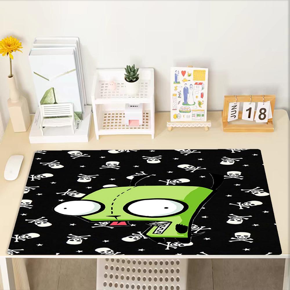 Invader Zim Theme Mouse Pad, Non Slip Rubber Base, Multifunctional Office & Home Decor, Perfect for Workspace Personalization.