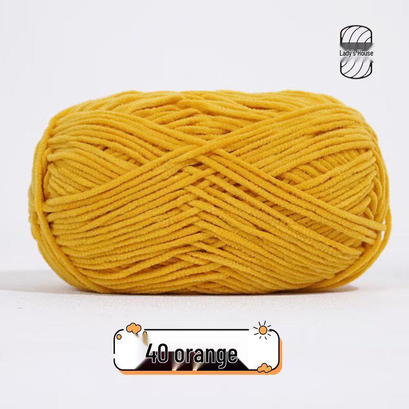 Meng Xiao Ya Matte Chenille Golden Velvet DIY Crochet Doll Bag Kit