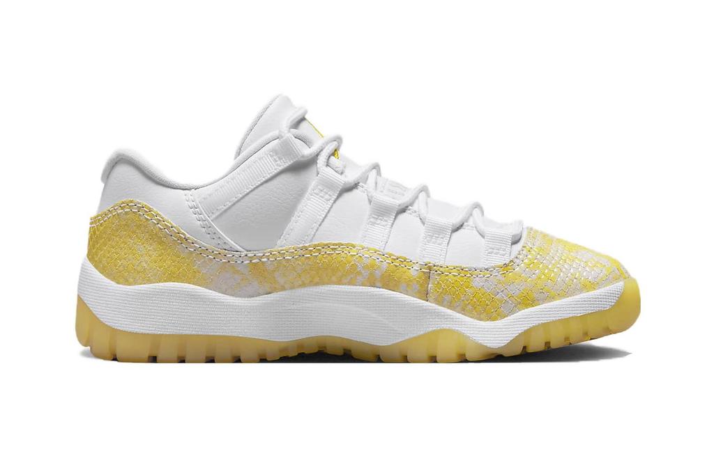 Jordan 11 Retro Low Yellow Snakeskin PS 580522-107