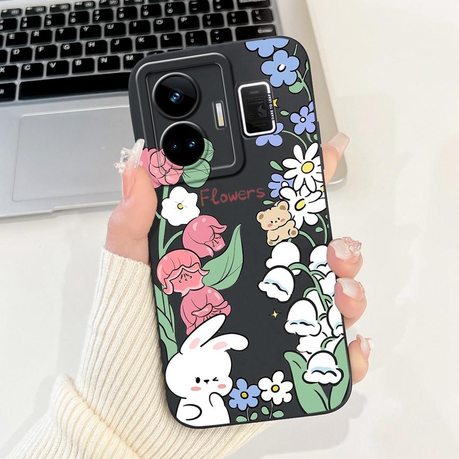 For Realme GT3 Case RMX3709 Cute Funny Cartoon Cover Soft Silicone Case For Realme GT Neo 5 Neo5 240W RealmeGT3 Back Cover Coque