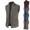 Autumn and Winter Men's Coat Warm Outer Wear Vest Casual Sleeveless Jacket Thermal Stand Collar Waistcoat