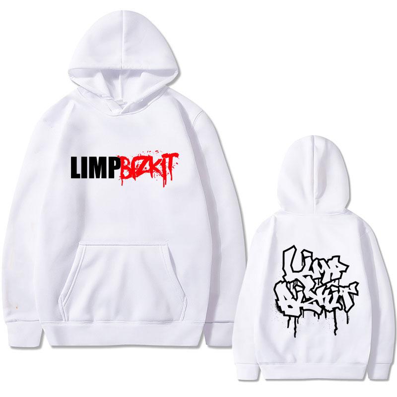 The mostfamousretroGothicrockhoodiesforbothmenandwomeninautumnandwinterarethesoftBizkit $3 Billgraphicsweatshirtandmensportswear