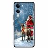 Christmas Case For Vivo Y04 Y04S Y37C Soft Silicone Phone Cover Funda For Vivo Y 04 04S 37C Black TPU Protective Bumper Casing