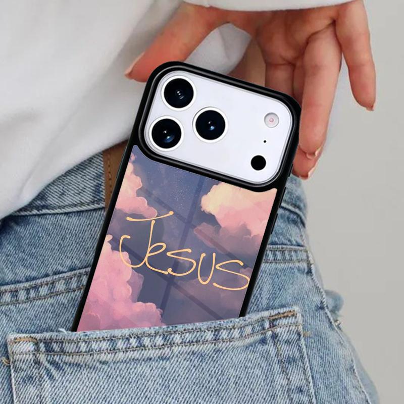 Jesus Love God Phone Case for iPhone 16e 15 14 13 12 17 Pro Max Plus Air 17pro Cover Coque