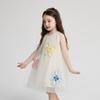 Girls' 3D Flower A-Line Mesh Princess Dress