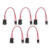 5Pcs Car Fuse Holder Connector Mini Heavy Duty Wire Extension for Vehicle ATM 20A 16AWG with 5 Fuses