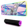 misteln schariac Mouse Pad RGB Gaming Mousepad Big LED Pad PC Desk Mat Luminous Mouse Pad Large Keyboard Mats Table Rug With