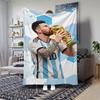 Argentina'S Victory Celebration Vibrant Artwork Blanket Soft And Comfortable Suitable For All Seasons Office Rest Blanket Air Conditioning Blanket