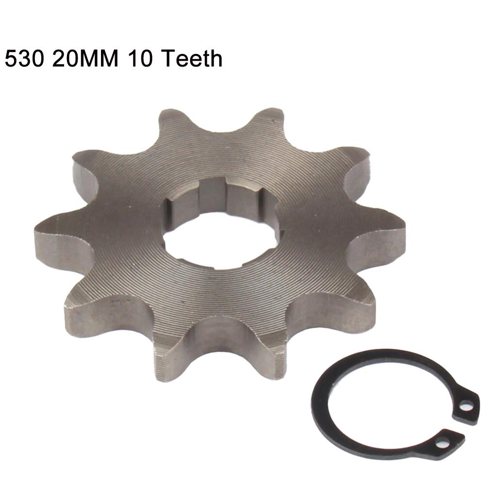 530 Chain 20mm 10 11 12 13 14 15 16 17 18 19 20 21 Teeth Front Engine Sprockets For 200 250cc Dirt Bike ATV Quad Buggy Motorbike