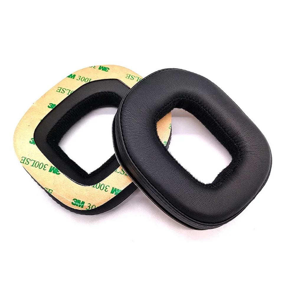 Replacement Protein Leather Ear Pads Cushion Cover Earpads for Logitech Astro A10 A30 A40 A50 Gen3 Gen4 Headset