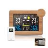 Remote Sensor Digital Thermometer Color Display Weather Forecast Clock  Indoor Outdoor