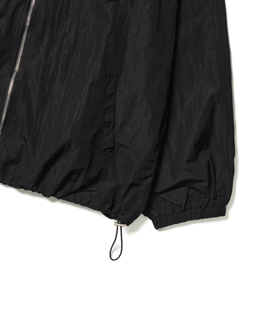 Andagain Line Piping Windbreaker (Black