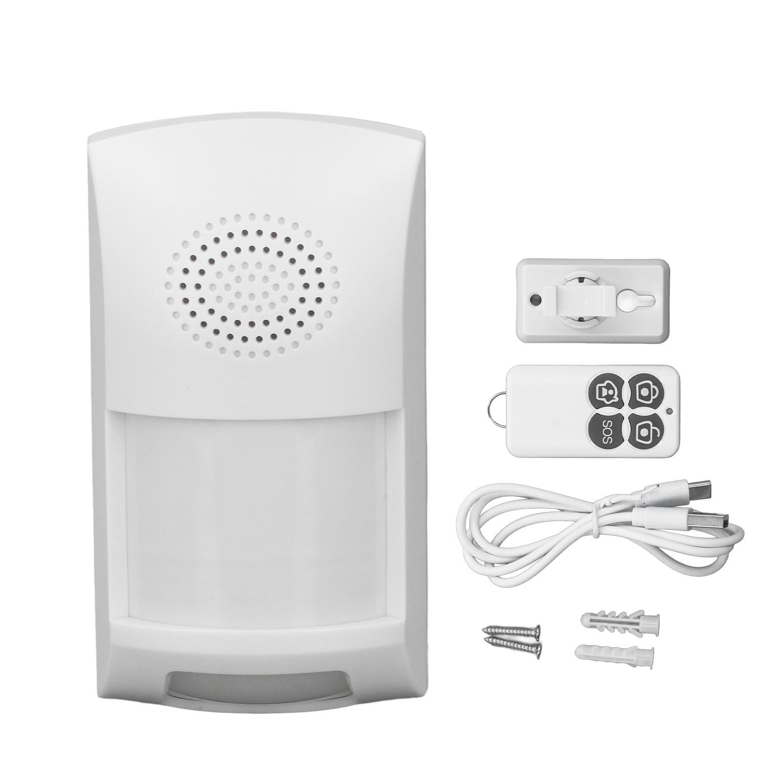 Wireless PIR Motion Sensor Alarm 433MHZ Smart Infrared Alarm Detector for Home and Office