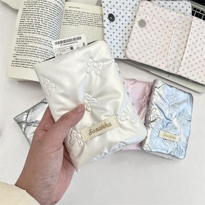 Creative Pink Silver Passport Cover PU Multi-function Women Men Waterproff Passport Bag Bowknot Travel Accessories Airplane