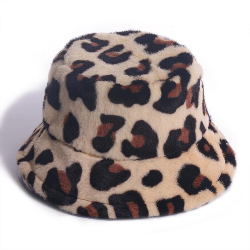 Women's Winter Leopard Rabbit Fur 