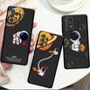 Cartoon Space Astronaut Phone Case for Samsung Galaxy A72 A52 5G A21s A12 A13 A11 A22 A32 A51 4G A71 A31 A23 Soft Silicone