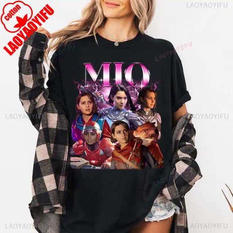 Mio Split Fiction Shirt Fantasy Gaming Character TShirt Video Game Merchandise Gamer Girl Tee Summer Cotton Shirts Yk Top