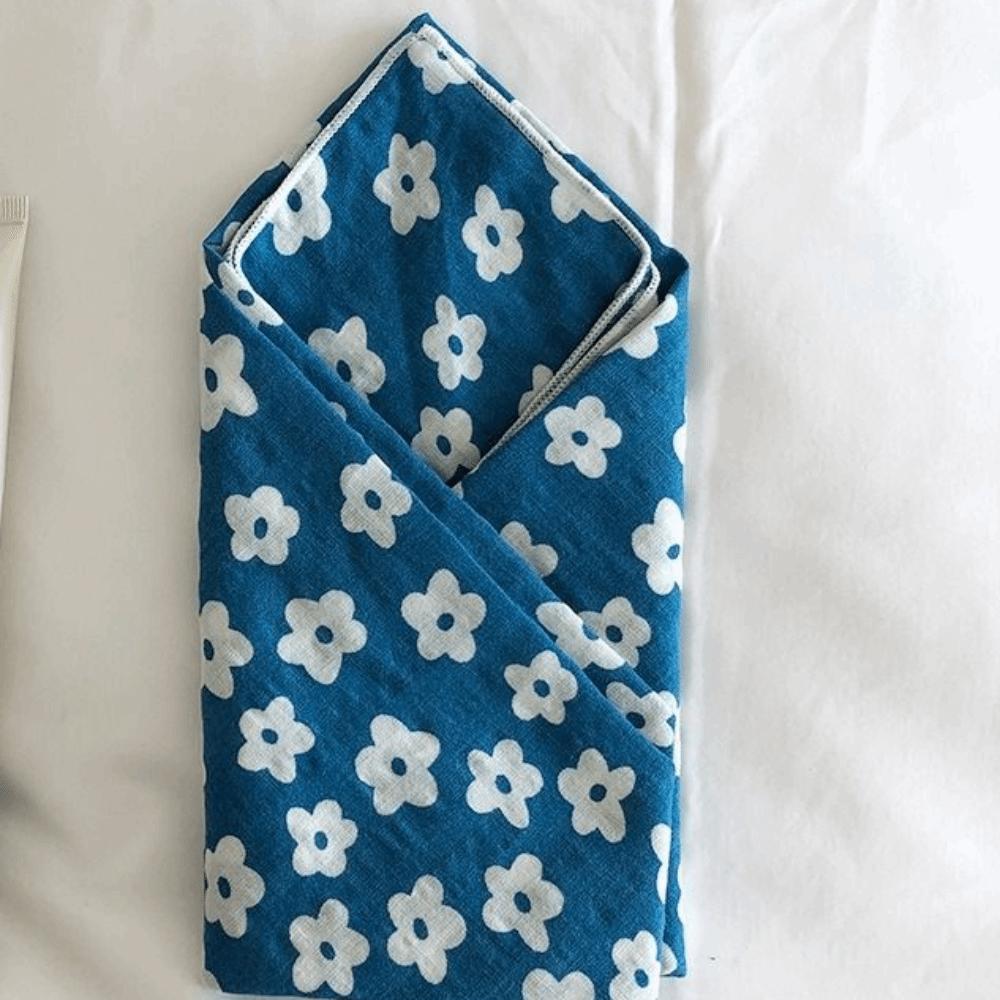 Wraps Female Shawl Cotton Linen Small Square Scarf Printed Scarf Korean Style Scarves Silk Scarf