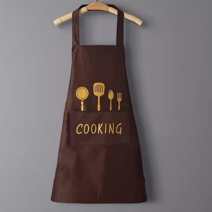 Apron for Home Kitchen, Waterproof and Oil-proof, for Adults, Suitable for Cooking, Work, Baking, and Housework
