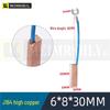 J164 High Copper Carbon Brush for Roller Welding & Cage Making Machine, 32x50x60/70, High Power Four-Wire Brush Pile Driver.