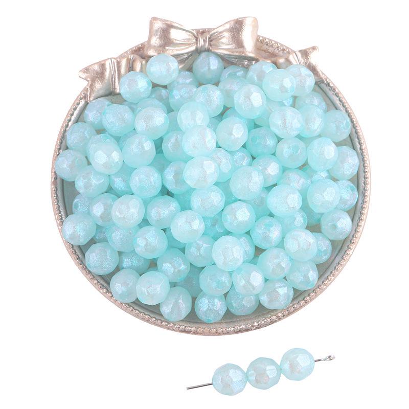 

10 мм Переливающаяся Звездная Акриловая Бусина для DIY Ювелирных Изделий, Браслетов и Цепочек для Телефона 10mm, 1mm Hole, 20g/pack, ~39 Beads