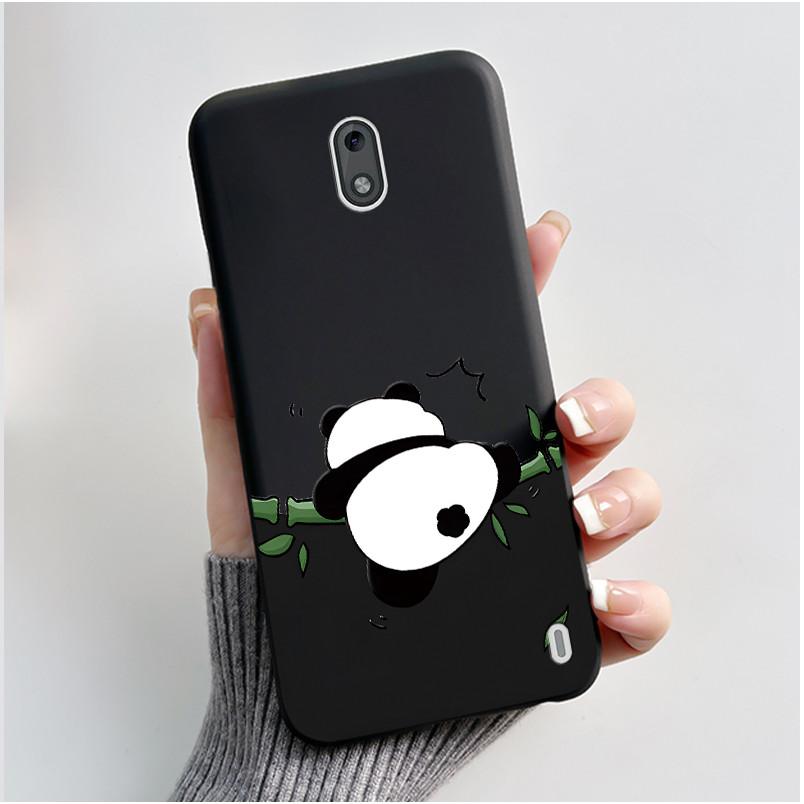 Casing For Nokia 2 2.1 2.2 3 3.1 Case Aesthetic Fashion Cute Cat Shockproof Back Cover Black Slim Soft TPU Silicone Phone Case