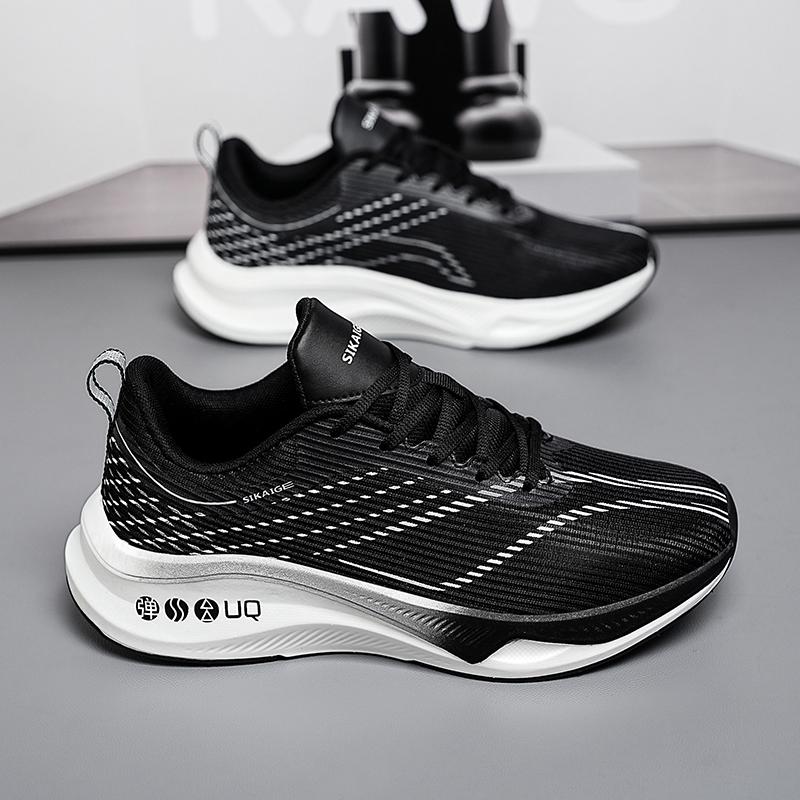 Fei electric 3 carbon plate running shoes male racing students cushioned soft sole autumn running shoes non-slip sports marathon