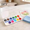 Outdoor Sketching Paint Watercolor Set, Portable Washable Solid Palette, Bright Painting Kit Colors Pigment Kit, for Kids And Beginners Art