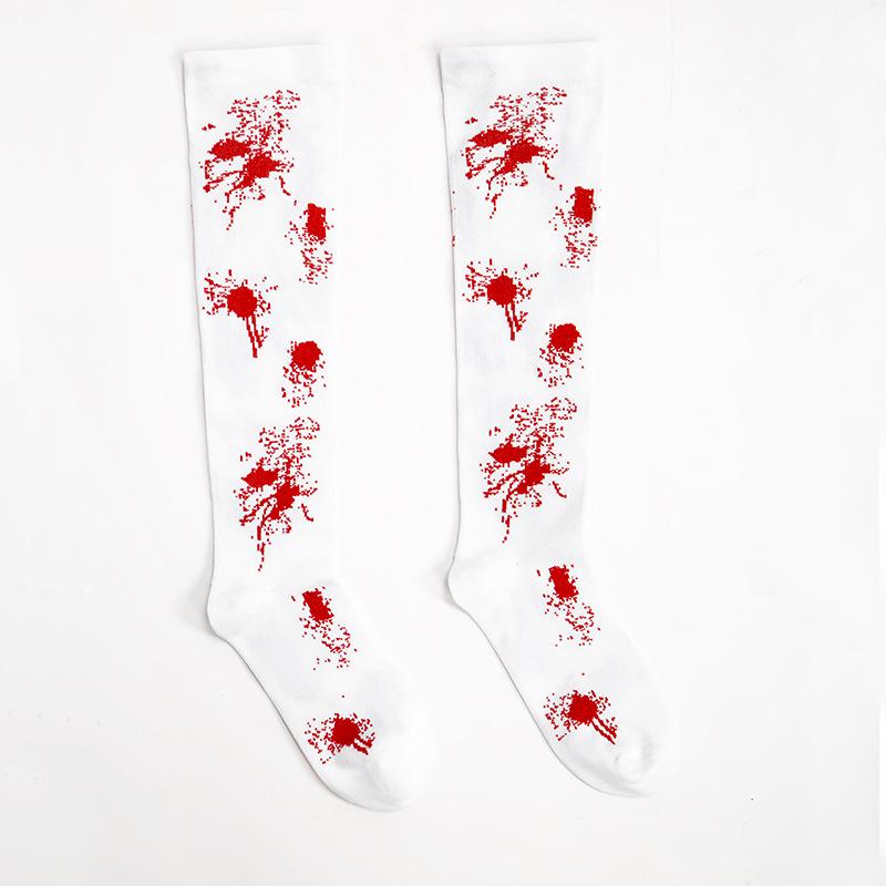 

Унисекс Рождественские и Хэллоуинские компрессионные спортивные носки - Дышащие, стиль до колена Medium-Large