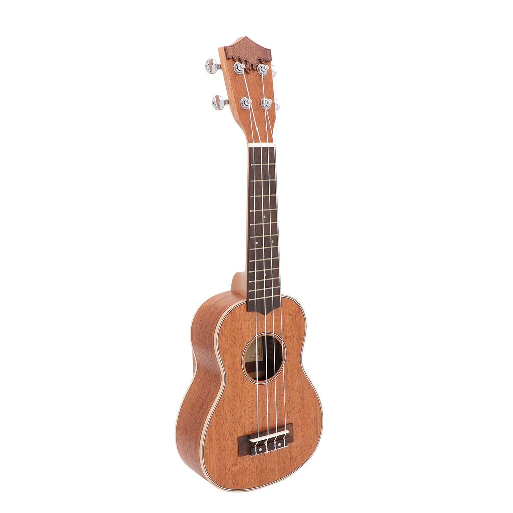 21in Ukulele Holz Tragbar 4 Saiten Mini Akustikgitarre für Anfänger Profis Saiteninstrument