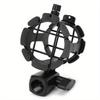 1pcs Microphone Stands Stabilized Shock MountsRadio Piggyback Microphone StandsHot ShoeDouble Cold Shoe Mounts