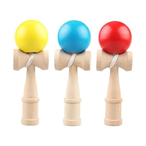 Kendama set of 3 (yellow, red, blue) Kendama Kendama classroom practice use competition use kendama