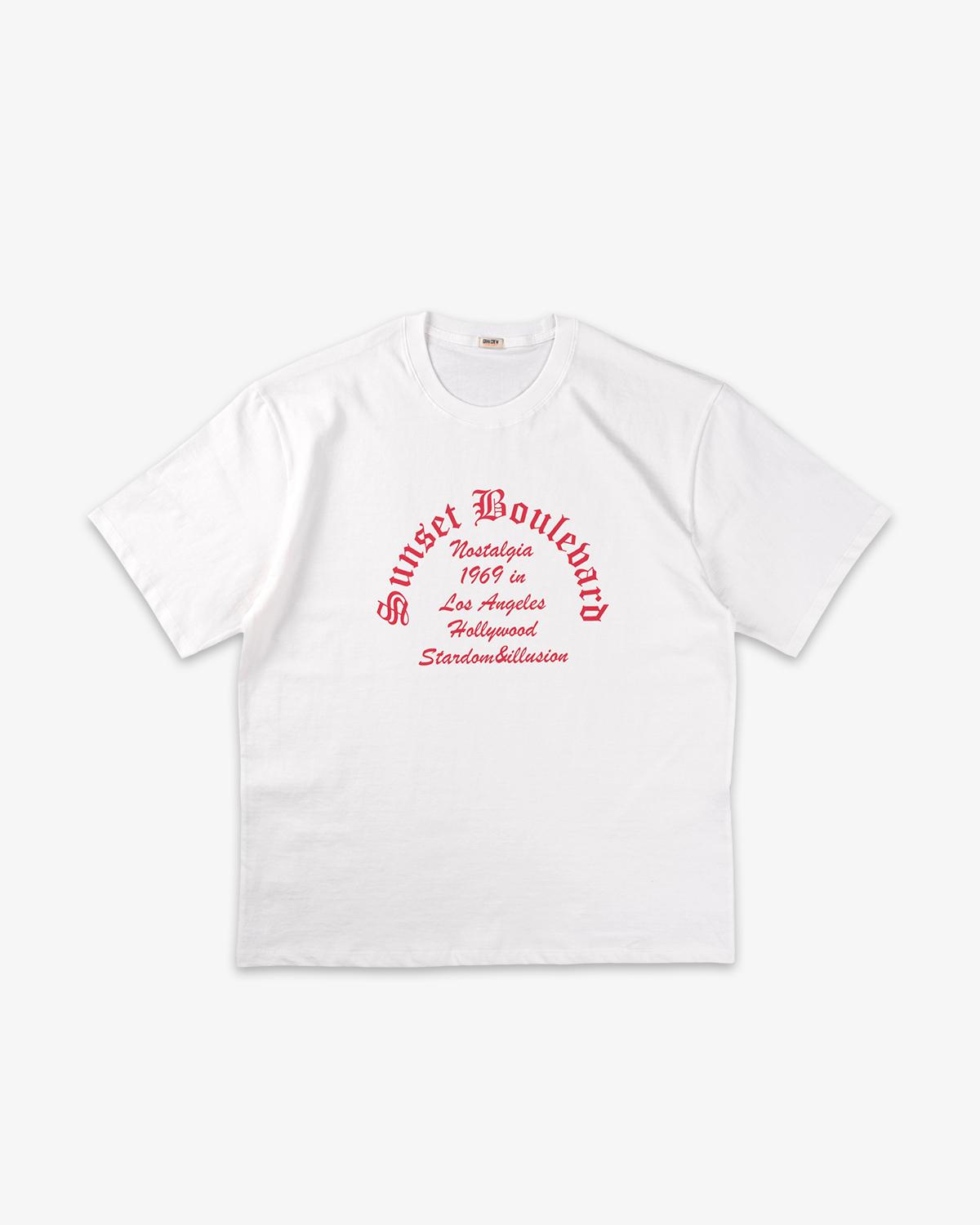 Geulangkeulu Sunset Boulevard T-Shirt Off White/4