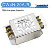 Rail-Mounted CW4L2 Terminal Block: Single-Phase 220V/Three-Phase 380V AC Power Filter, 10A/20A/30A