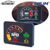 P16 HUD Obd2 Display On-board Computer Car Speed Gauge Smart Digital Tachometer Speedometer Projector EOBD Water Oil Temperature