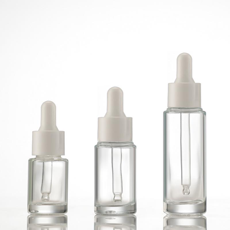 

Gold-Capped Frosted Glass Dropper Bottle for Essential Oils and Cosmetics