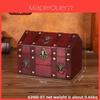 Wooden House Shape Storage Box With Lock For Jewelry And Accessories